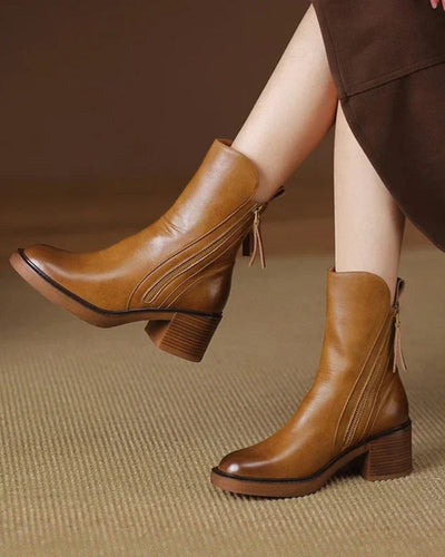 Manera| Botines de cuero