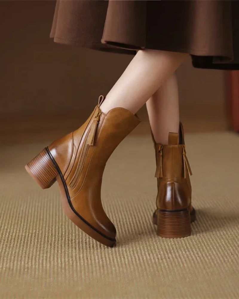 Manera| Botines de cuero