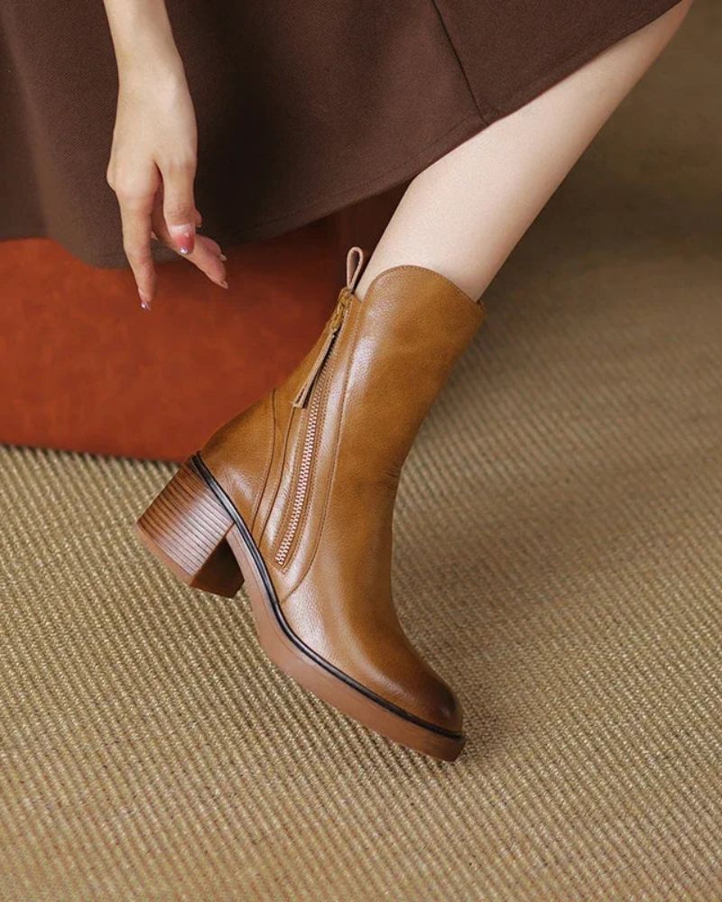 Manera| Botines de cuero