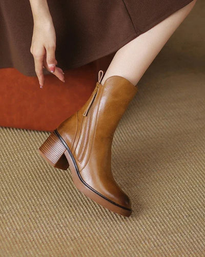 Manera| Botines de cuero