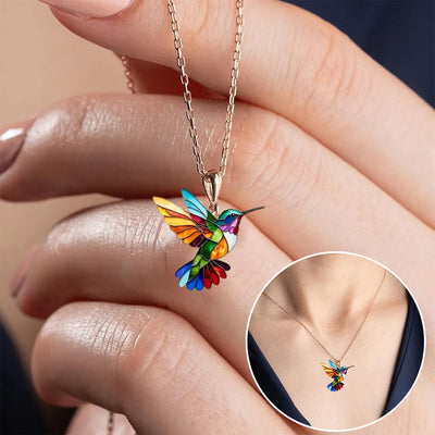 Manera | – Elegante Collar Colibrí de Colores