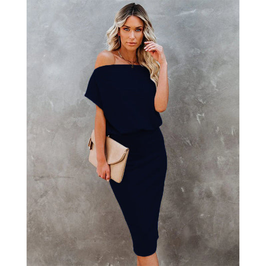 Manera - Casual Off-Shoulder Jurk